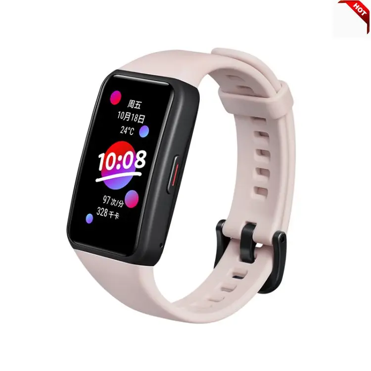 

NFC Original Huawei Honor Band 6 Waterproof Smart Bracelet blood oxygen Heart Rate Monitor Reminder Android women smart watch