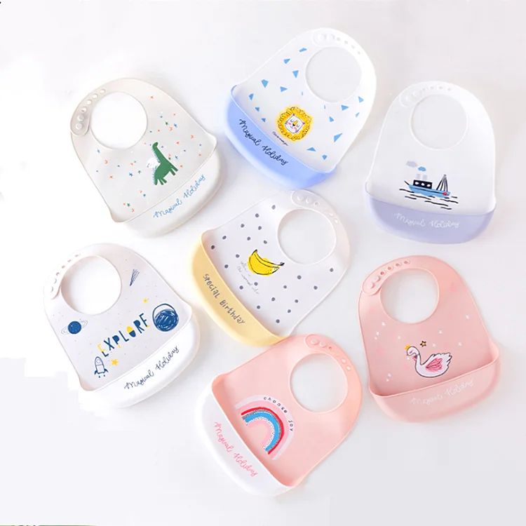 

Amazon Top Seller Silicone Baby Bib,Dummy Bibs Wholesale - BPA Free Bibs Baby With with Food Catcher, Blue,pink,yellow