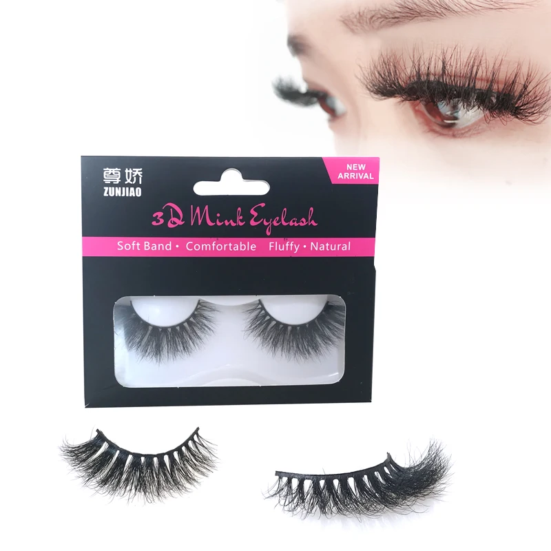 

Custom box Vegan mink lashes manufacturer 3d 5d real mink eyelashes wholesale private label, Natural black