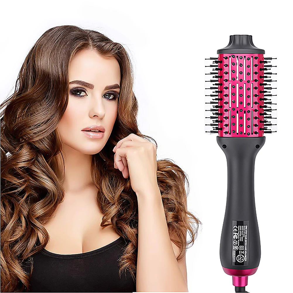 

GTP Hair Brush Private Label Flat Iron Hot Air Pick Electric Comb One Step Hair Dryer Hot Air Brush Hot Air Comb