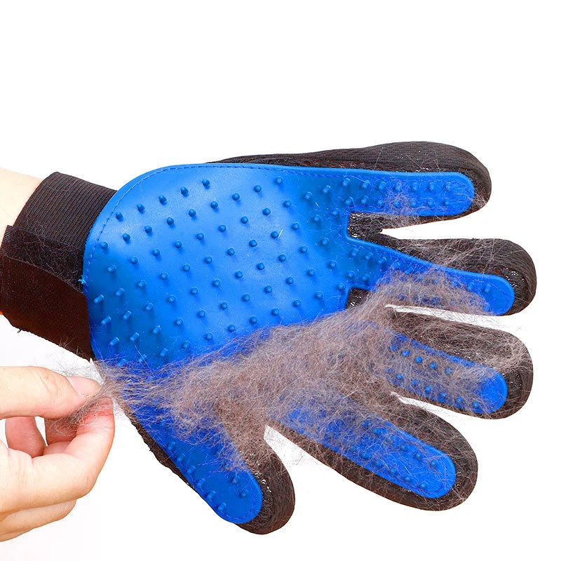 

Grooming For Dog Cat Hair Removal Pet Massage Glove Rubber Pet Glove, As picture