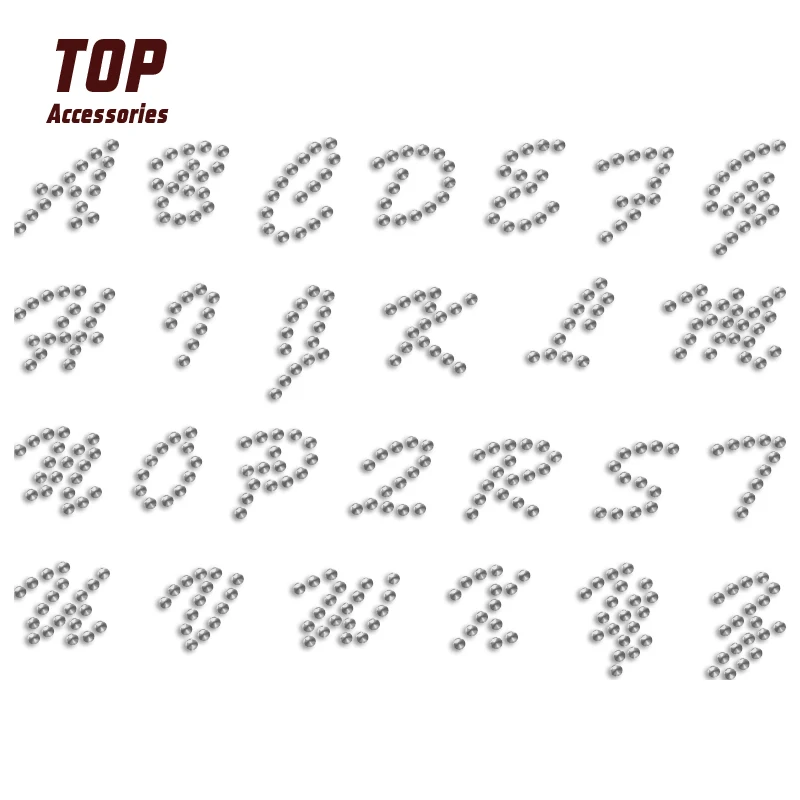 

Hot Sale Iron on Rhinestone Symbol Large Letters Transfers Stoney Patch