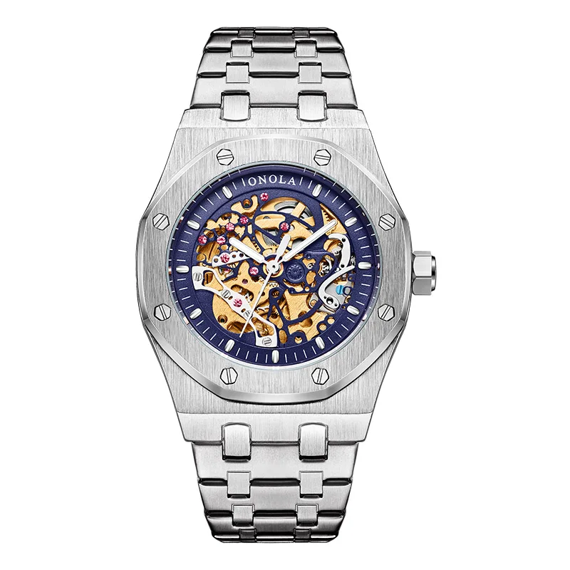 

Custom Logo Hot Selling Skeleton Automatic Luxury Mechanical Men Watch