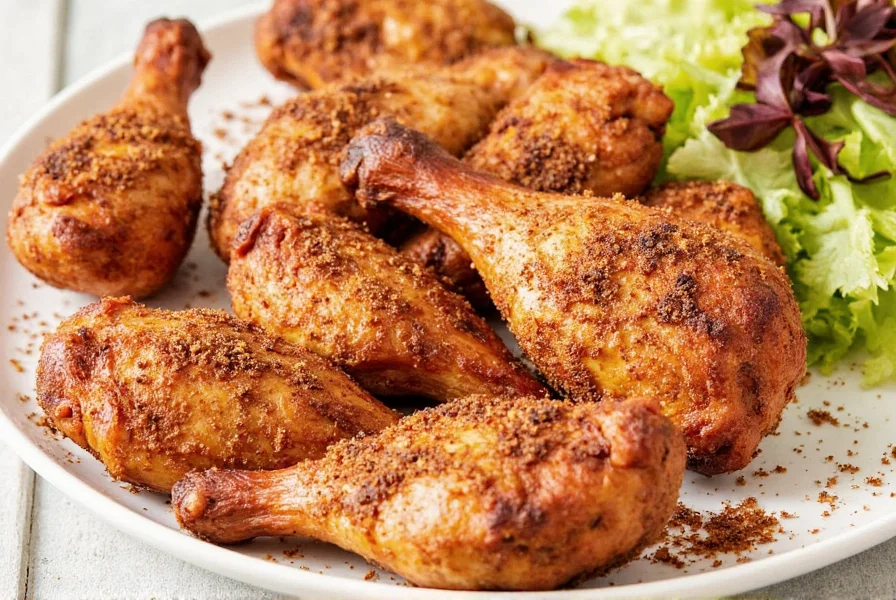 Mixing homemade chicken spice rub in a bowl