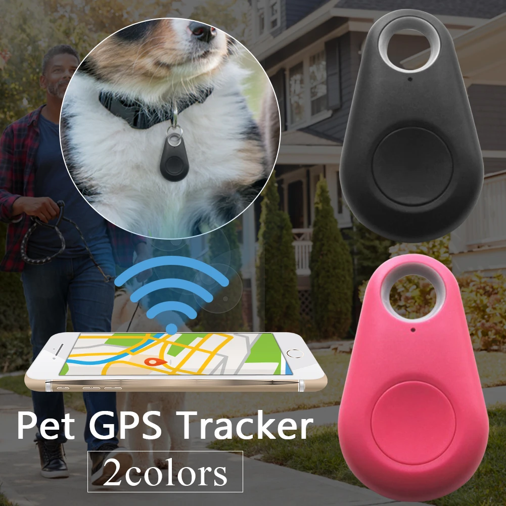 

Smart Pets Gps Tracker Anti-lost Alarm Tag Wireless Pet Dog Gps Collar Tracker, Black, white, green, pink