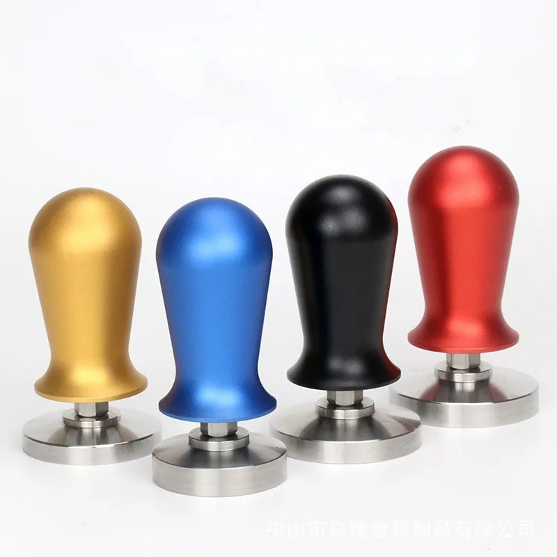 

Coffee Tampers 304 Stainless Steel Powder Ecocoffee 58mm Coffee Tamper 51/53/58mm Espresso Maker, Black/blue