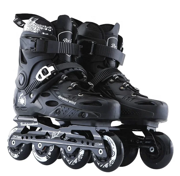 
Factory Wholesale Freestyle Slalom Hard Boot Inline Roller Skates For Adult 