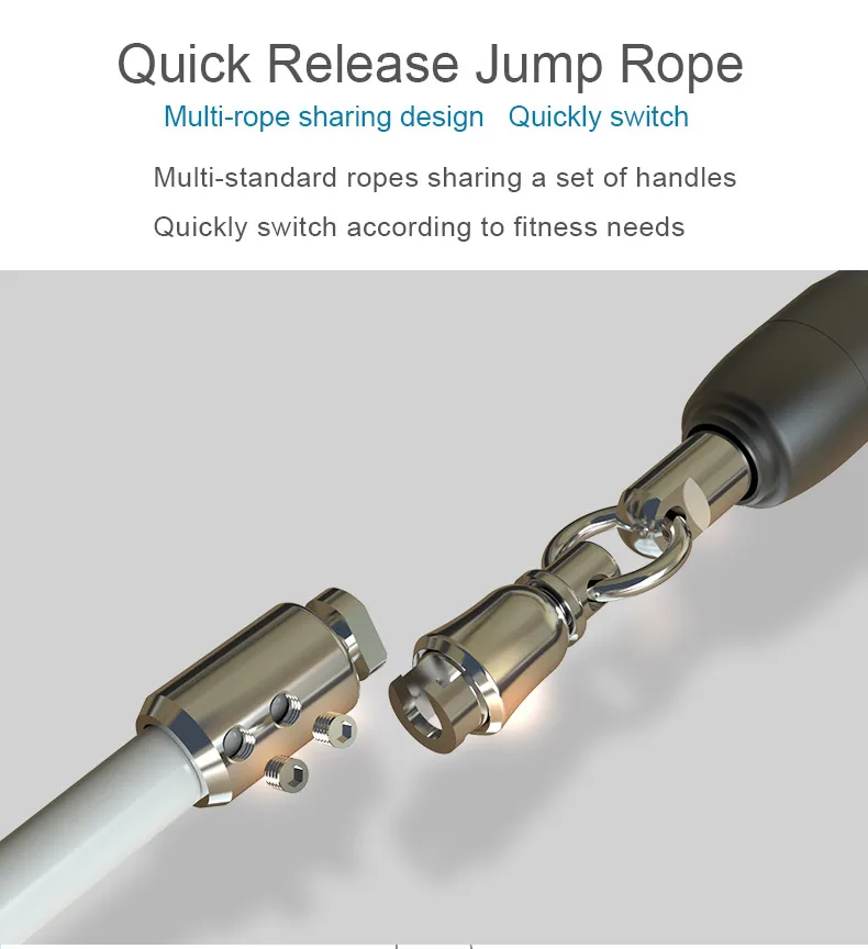 Fast Quick Release High Speed Rope Jump Rope Skipping Rope For Exercise
