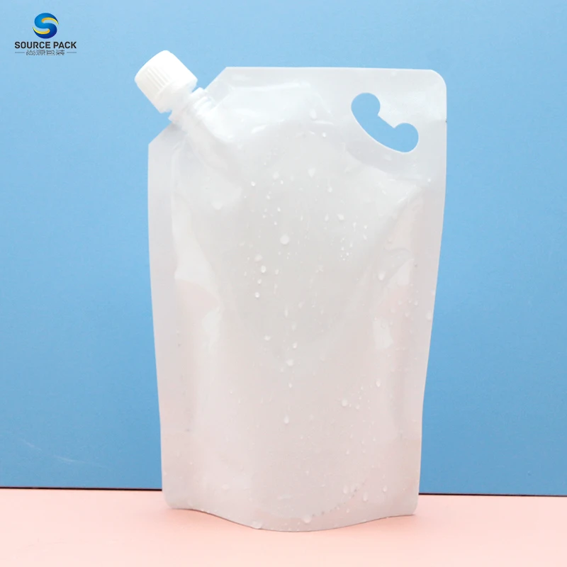 

Custom Printed Plastic Package Squeeze Packaging Bag Portable Skin Care Products Spout Pouch For Cosmetic