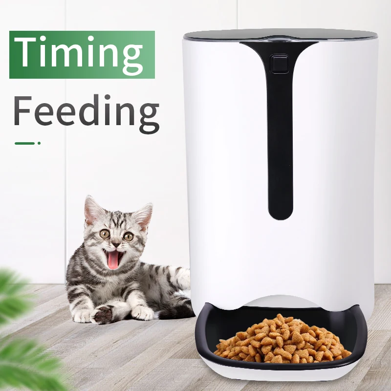 

Digital Timer Voice Recording Tuya Cat Dog Slow Auto Feeder Bowl Food Dispenser 6L Wifi App Smart Automatic Pet Feeder, Customized