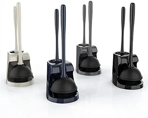 

Wholesale 2 PCS Bathroom Cleaning Tool Toilet And Brush Plunger Set Toilet Plunger And Bowl Brush Combo For Bathroom
