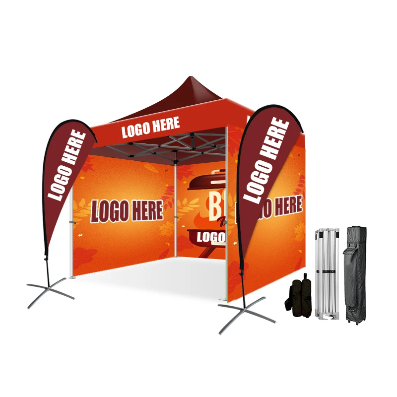 Heavy Duty Custom Printed Advertising Gazebo Outdoor 3x3/10X10 Canopy Tent for Pop Trade Show Display Event Promotion
