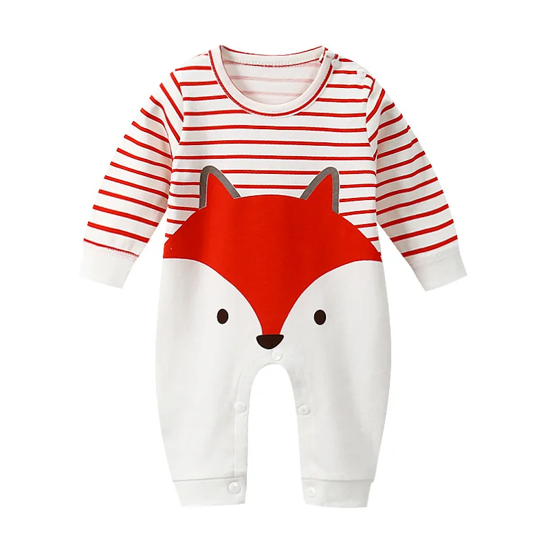 

Hot Spring and autumn new romper long-sleeved cotton romper baby clothes set