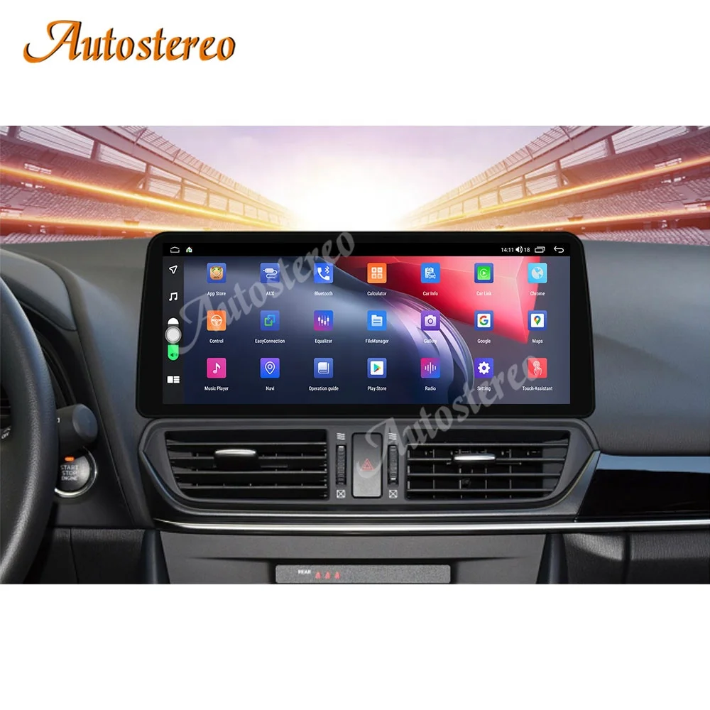 

For Mazda Angkesaila 2014-2019 Carplay 6+128G Android 10 Car GPS Navigation Multimedia DSP Player Headunit Auto Radio IPS Screen