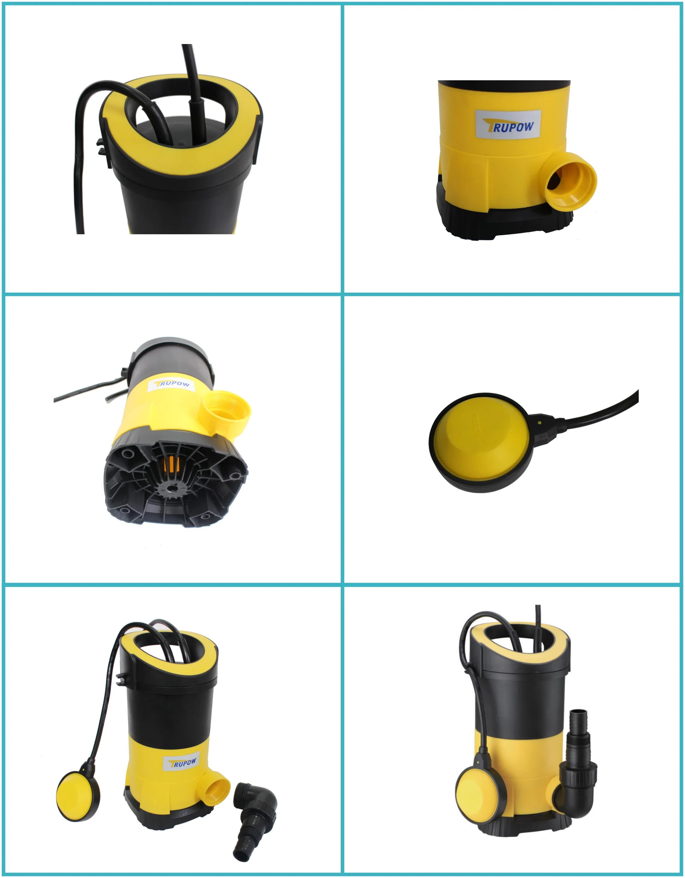 400w 全塑家庭花园潜水排水泵洁净水供家庭使用