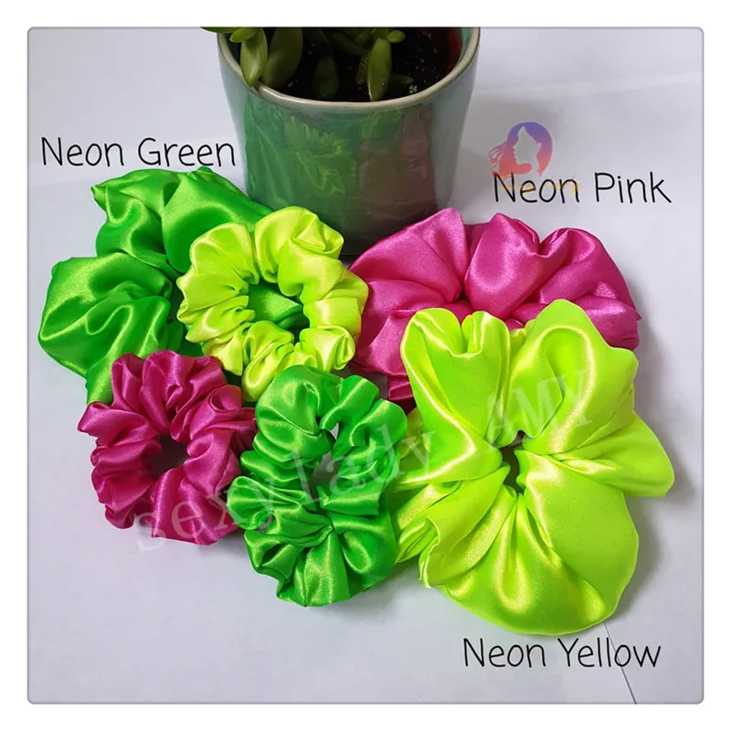 Hair Accessories Elastic Hair Bands Ties Ropes silk hair Scrunchies for Women or Girls