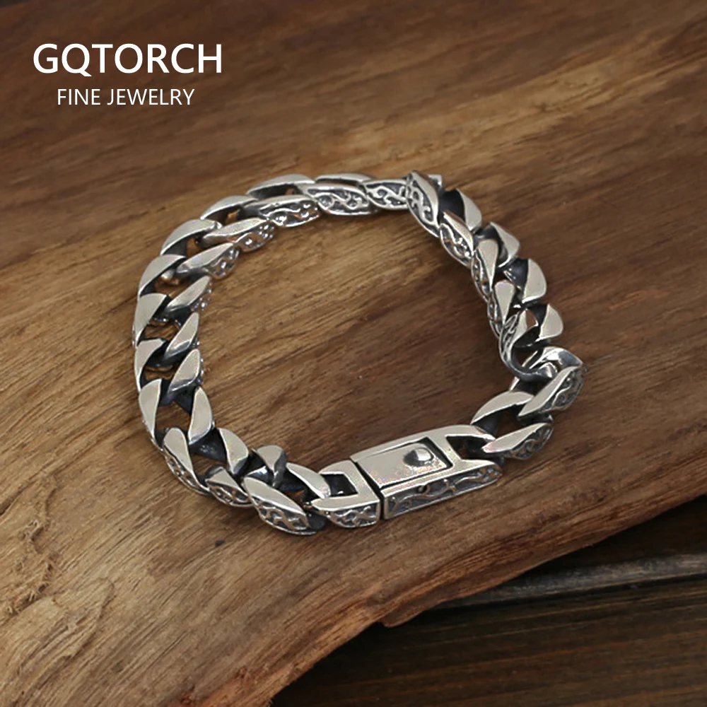 

Handmade Jewelry Mens Bracelets Men 925 Sterling Silver Bracelet