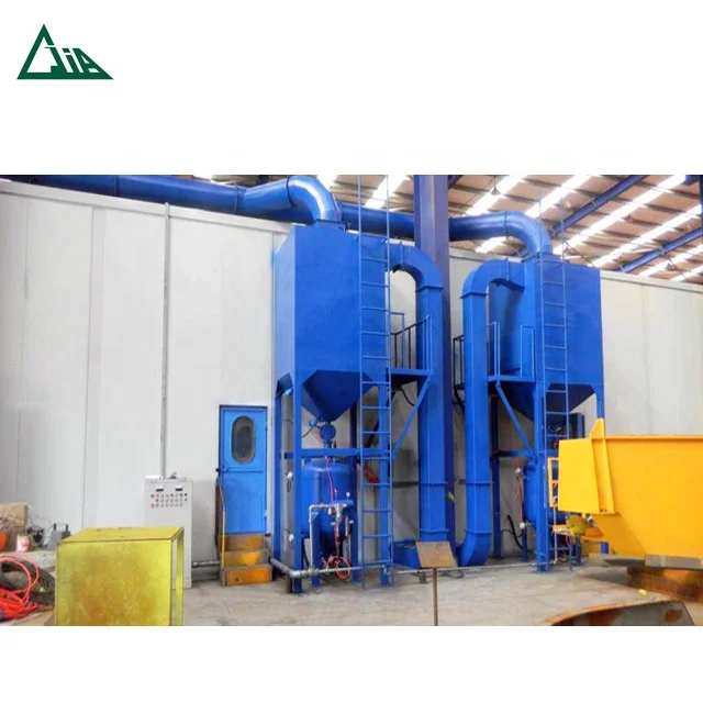 
Powerful excellent performance Q26 semi-automatic shot blasting room/container sandblasting room 