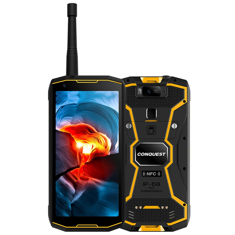 

Conquest S12 pro TFT FHD+ IPS 6.0" screen 13MP+21MP PoC walkie talkie Android 9.0 mobile smart best rugged outdoor mobile phone