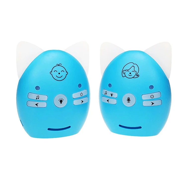 

Two Way Talk Wireless Baby Audio Detector Child Walkie Talkie Baby Alarm Portable Digital Baby Monitor With Led Night Light