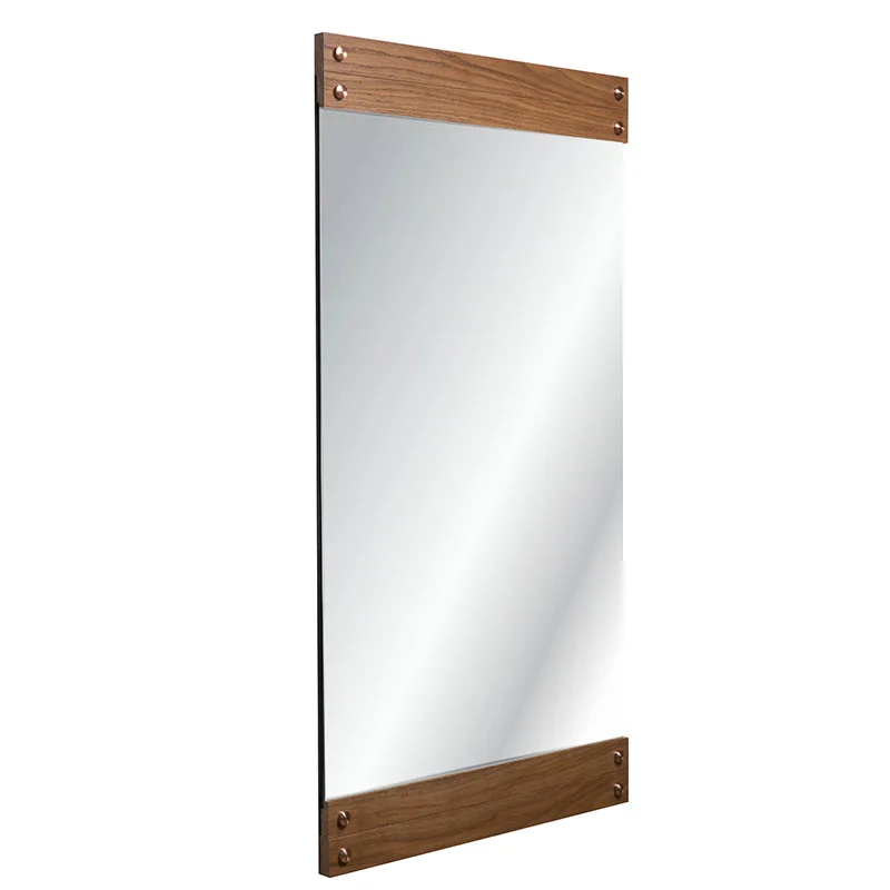 
MOK factory sale wood framedl silver bevelled mirror 
