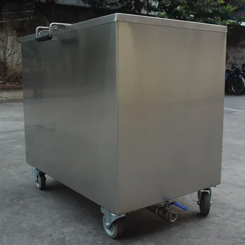 
Commercial kitchen stainless steel heated soak tank with stainless steel heating tube 