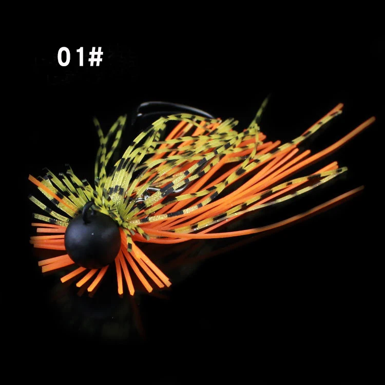 Jig 10g Lead Head Spinner Bait Metal Fishing Lure Buzz Bait Chatter