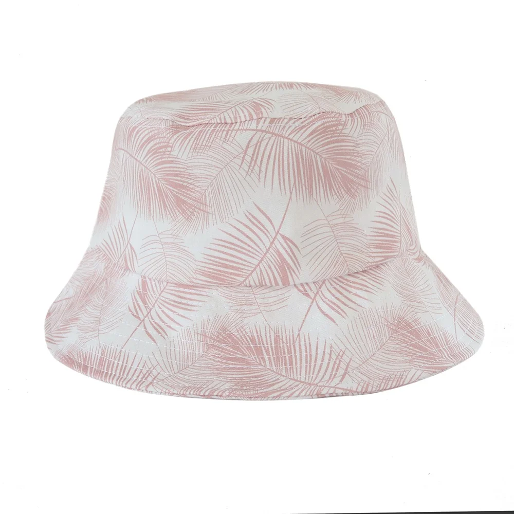 

2021 Custom New Fashion Pink All Over Print Bucket Hats,Reversible Printed Fisherman Cap