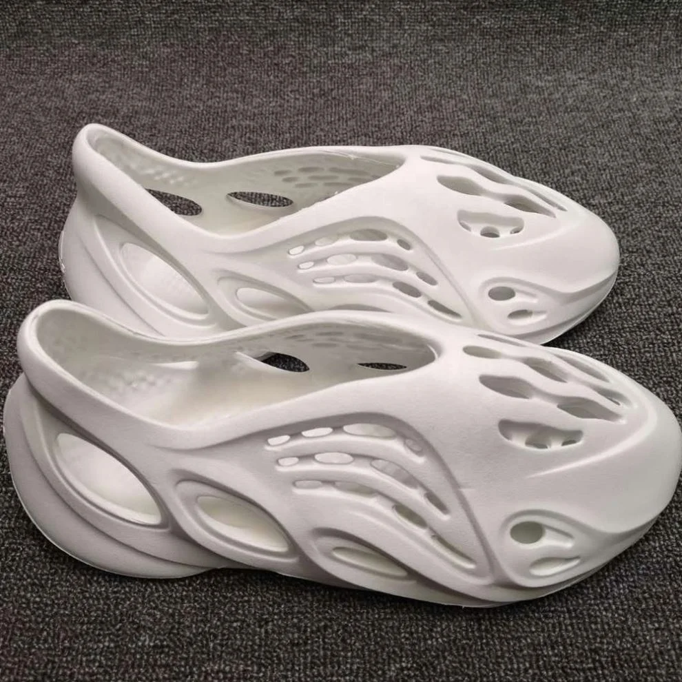 

Fashion Summer Leisure Yeezy Slide Foam Runner Footwear Joker Pure White Color Coconut Beach Sandals Shoes For Men Women