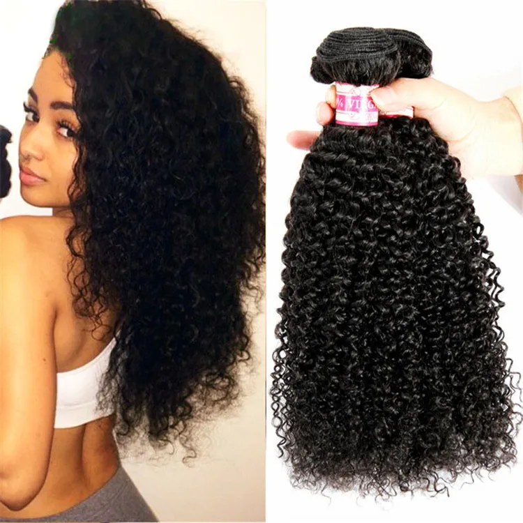 

Drop Shipping Amazon Hot Selling African Fashion Kinky Curly Hair Extensions Synthetic Human Headband Hair Wigs for Woman