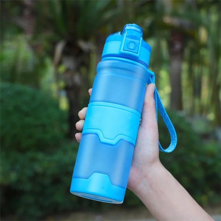 
Hot selling stock island TV show bpa free 700ml water bottle tritan fruit infuser water bottle 