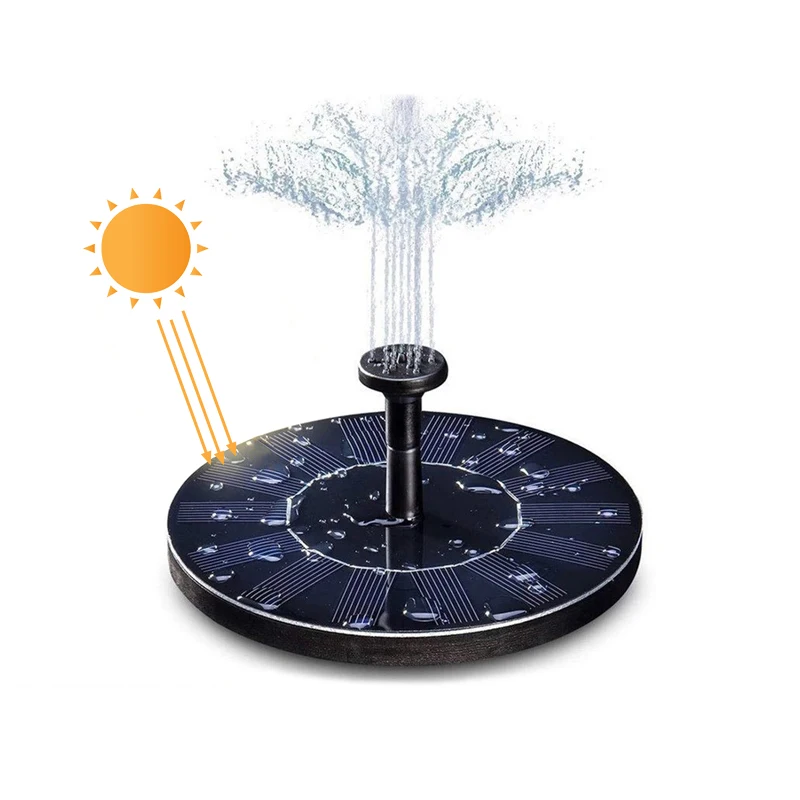 

Solar Water Pump Irrigation 1.4W Floating Watering Power Fountain