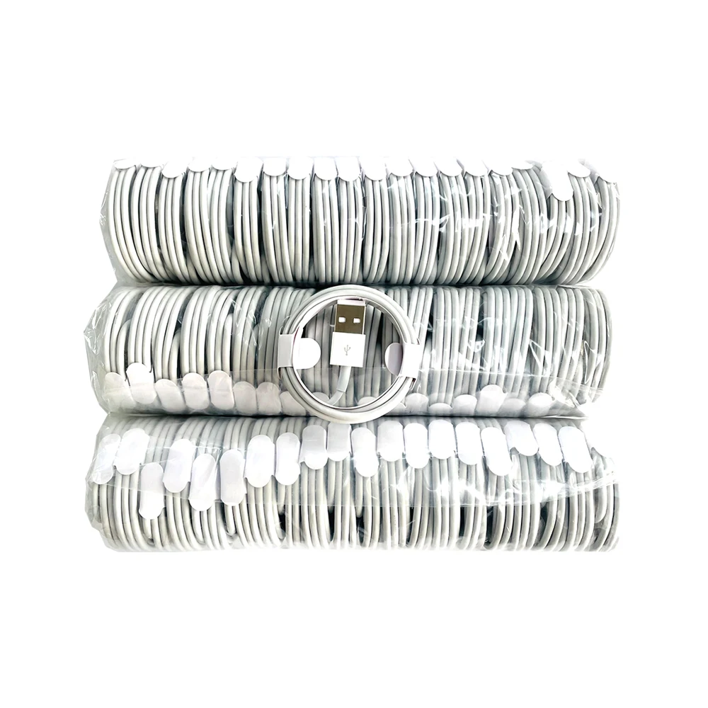 

Wholesale for iPhone USB Cable XS XR 7 8 6 Data Charger Cable 1M for Lightning Cable, White