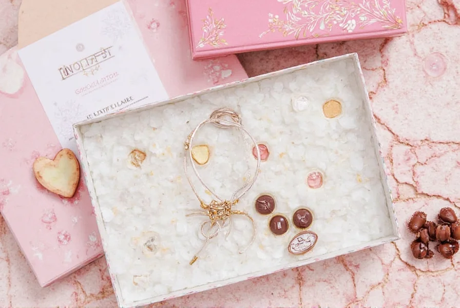 Close-up of Ginger Elizabeth handcrafted bonbons showing intricate hand-painted chocolate shells with seasonal ingredients