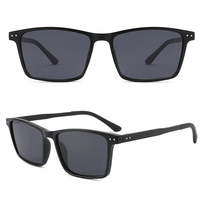 

Hot Selling High Quality TR90 Square Frame Sun glasses Man Fashion Retro Sunglasses 2021