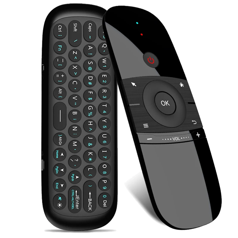 

Ranboda Rechargeable Gyro 2.4G Wireless Remote Keyboard W1 Air Mouse