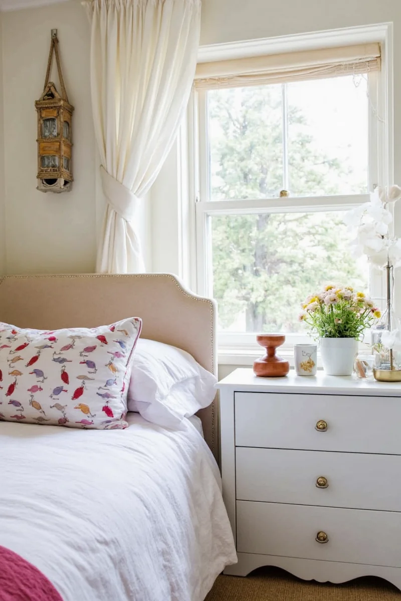 Before and after small bedroom makeover