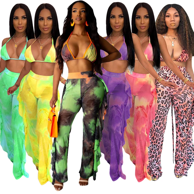 

tie dye print Unique Sexy Ladies Bikini bikinis woman swimwear Beachwear swim suit bikini 2021 bathing suits for women, Picture showed