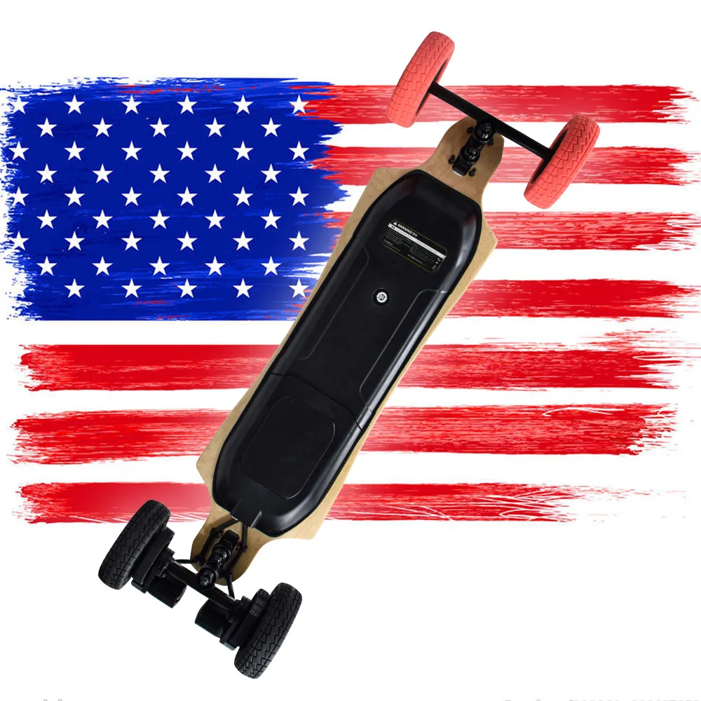 USA WAREHOUSE FREE SHIPPING High Speed 2in1skate citycoco10Ah off-road skateboard Electric MountainBoard electrico E-skateboard