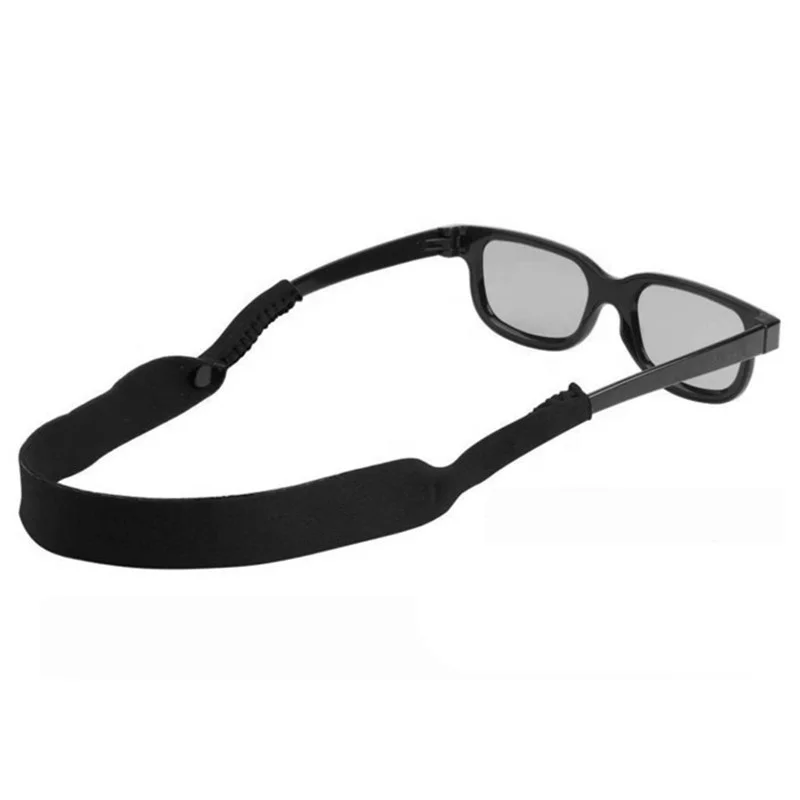 Yofafada Universal Glasses Neoprene Stretchy Band Strap Sunglasses Cord Holder Black 