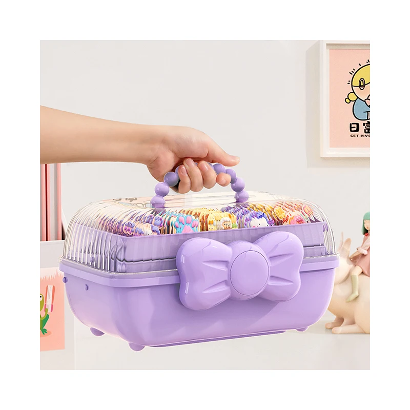 

SHIMOYAMA Mulit Size Home Toy Doll Organizer Multi Colour Stackable Plastic Storage Box Toy Container