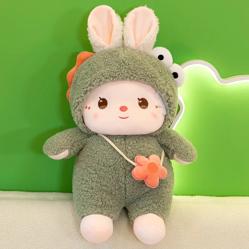 

Wholesale Different Sizes Animal shape doll Cute Sweater Rabbit Carton Stuffed Cute Bunny Plush Toy