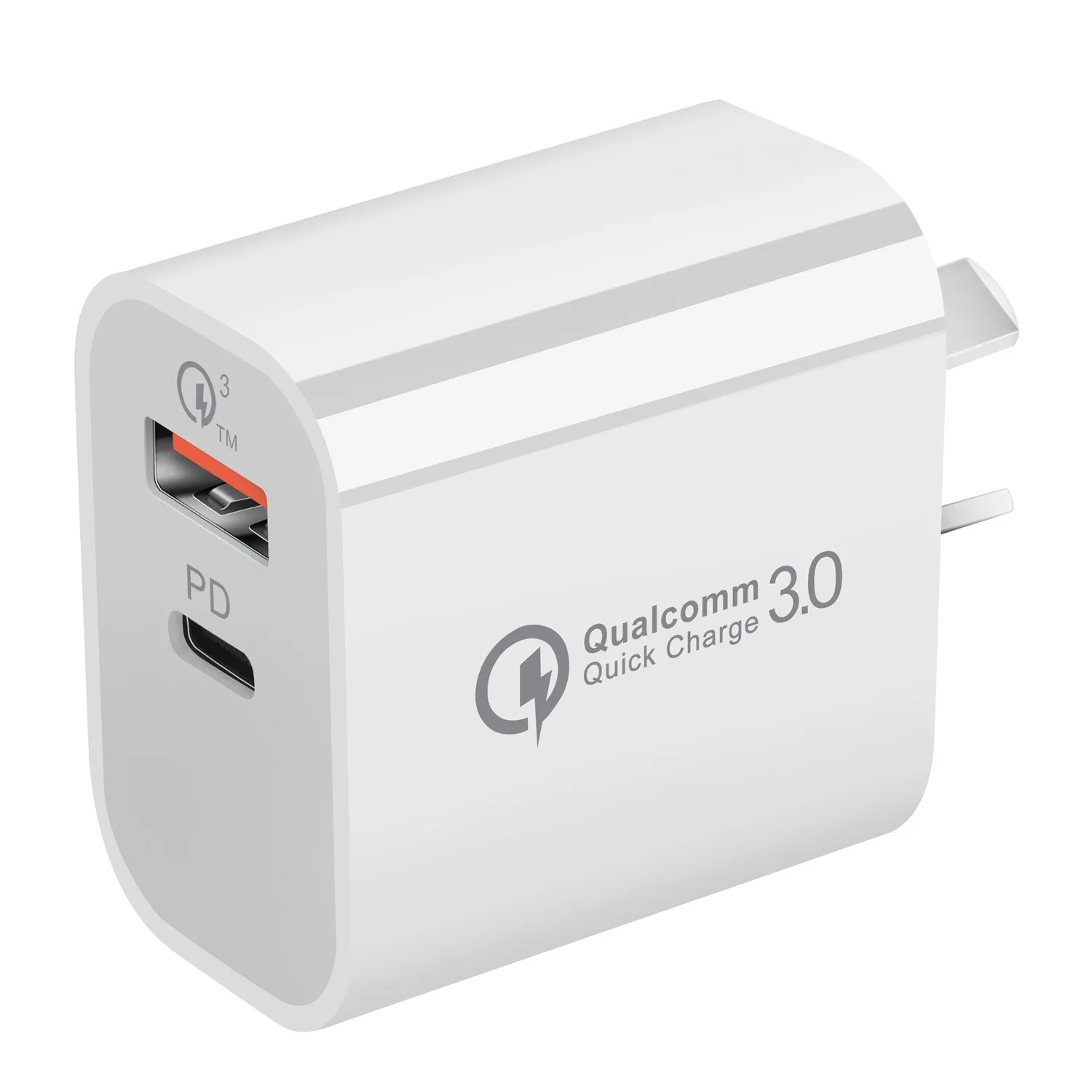 

QC 3.0 phone charger For Australia AU Plug PD Wall Charger Home Charger for new iPhone 12 pro max