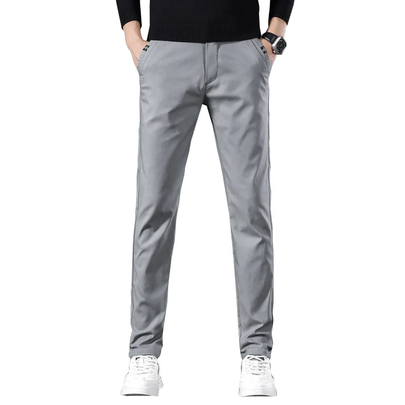 

New Fashion High Quality Men Casual Business Trousers Stretch Men's Pants