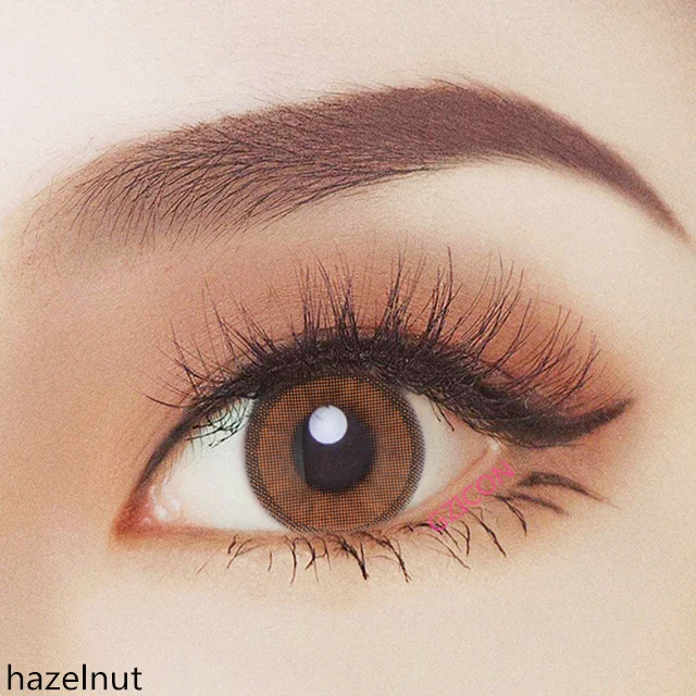 

Dream hazelnut soft contact lens for cover dark eyes wholesale cheap cosmetic colored contacts