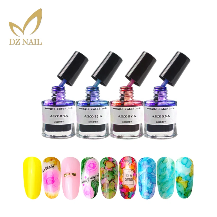 

High Effect Good quality Free samples marble ink gel OEM uv nail marble ink gel, 27 colors for choose, or customised your color