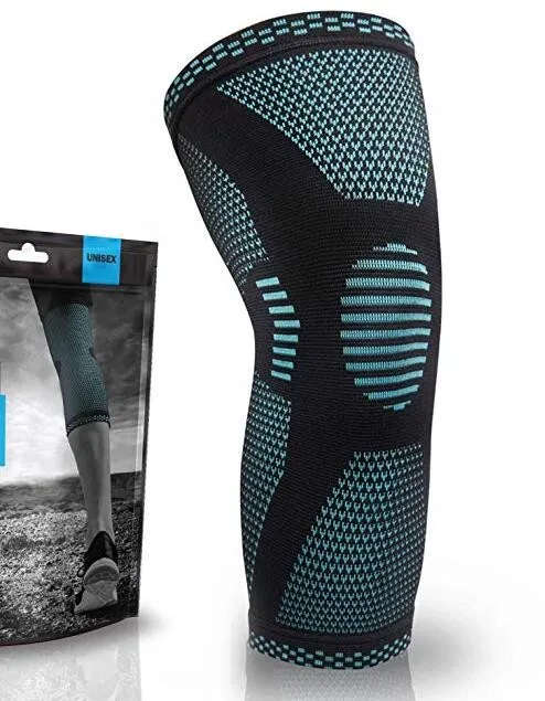 

Compression Knee Sleeve Support For Sports knee brace 2020 hot sale, Gray, green