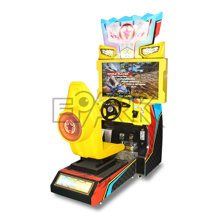 

race car game arcade Coin Operated simulator arcade kids racing car game machine