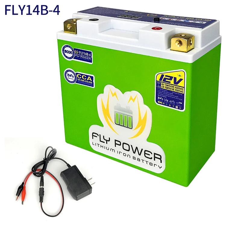 

14-BS 14L-BS 12V 10Ah CCA 520A Lithium Phosphate Motorcycle Starter Battery LiFePO4 Scooter Battery For ATVs UTVs YTZ