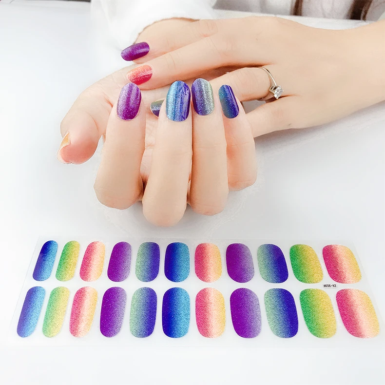 

Products Hot Selling 22 Sheet 3D Nail Sticker Press Nail Adhesive Sticker, Customers' requirements
